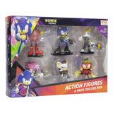 Set De Figuras Sonic The Headgehog 6 Piezas