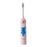 Escova Dental Elétrica Infantil Porquinho Rosa Techline