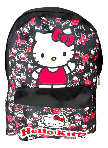 Mochila Mediana Hello Kitty Porta Notebook