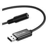 Dukabel Adaptador De Audio Usb A Conector De 3 5 Mm  Cable U