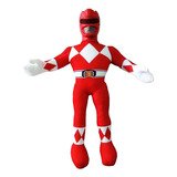 Muñeco Coleccionable Suave Soft Power Ranger Rojo Original