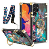 Funda Para Samsung Galaxy S22 Ultra Con Soporte Diseño Flor