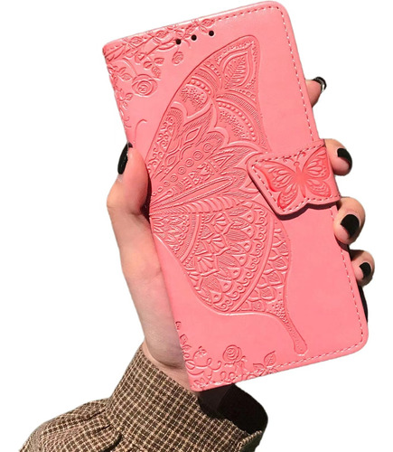 Funda De Cuero Con Forma De Mariposa Para Xiaomi Redmi 10 9