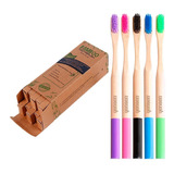 X10 Cepillos De Dientes De Bambú Yensen Eco Friendly Colores