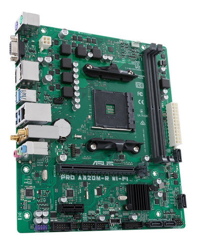 Motherboard Asus Pro A320m-r Wi-fi Oem Am4 Amd 3ra Gen Ddr4