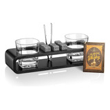 Rocksly Rectangular Bar Set: Caja De Regalo De Piedras De Wh