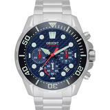 Relógio Orient Masculino Solar Tech Diver 300m Mbssc260 Azul