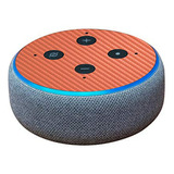 Piel De Fibra De Carbono Para Amazon Echo Dot Compatible Con