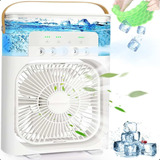 Ventilador Portátil Climatizador De Ar Com Reservatório Para Agua E Gelo Cor Branco 110v/220v