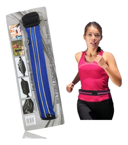 Riñonera Elastizada Celular Running Expandible Diseño Correr