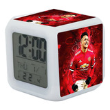 Reloj Despertador Alexis Sanchez  Con Luz Led