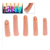 5 Uds. De Silicona De Dedo Falso Acrílico Uv Gel Nail Art .