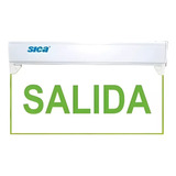 Cartel Con Leyenda De Salida/salida Emergencia Led 220v Sica