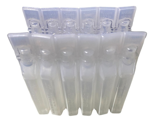 10 Ampolletas Plásticas Agua Estéril Inyectable Pisa 10ml Cu