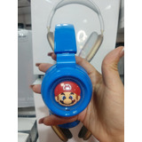 Audífono Mario Bros Bluetooth Inalmbrico Infantil Niños 