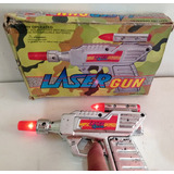 Arminha Antiga Laser Gun Na Caixa Funcionando C/ Luz E Som