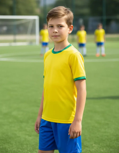 Conjuntos Jerseys Playera Set Entrenamiento De Fútbol Niños