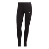 Legging adidas 3 Stripes - Pto/rosa