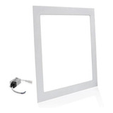 Painel Led Plafon Embutir 24w Quadrado Branco Frio 6500k Biv