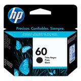 Cartucho De Tinta Hp 60 Negro Original Cc640wl