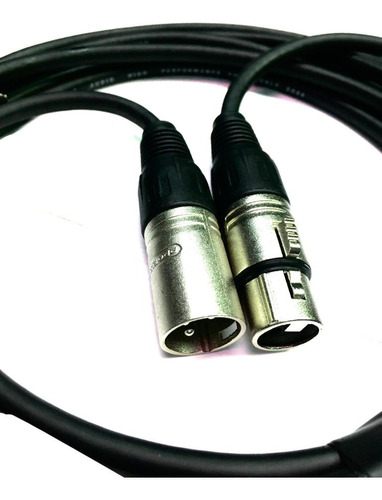 Cable Xlr Para Microfono Uso Rudo De 6 Metros