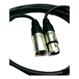 Cable Xlr Para Microfono Uso Rudo De 6 Metros