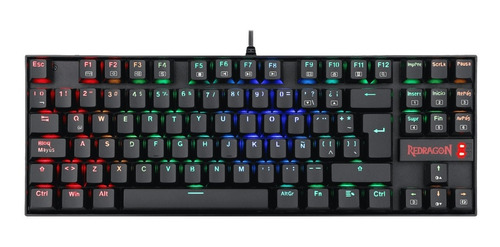 Teclado Mecánico Redragon Kumara K552 Rgb Switch Red Español