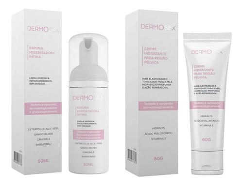 Kit Hidratante Cuidado Pelvico E Espuma Intima Sem Enxague