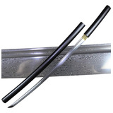 Katana Sword Real Full Tang Sharp Color Negro