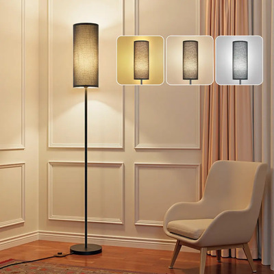 Lámpara De Piso Moderna Led Negro Incluye Foco 3 Temperatura De Color Lamparas Minimalista Lamparas Para Buro Lámpara De Pie Interruptor De Pie Lamparas Modernas