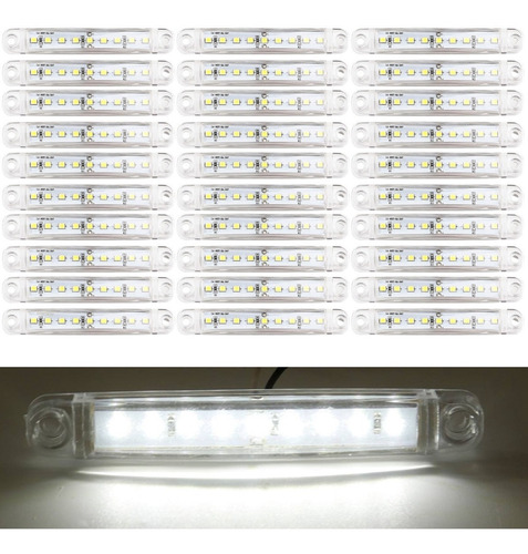 Foco Luces Led Posición Lateral Trocha Camión 12/24v 30 Unds