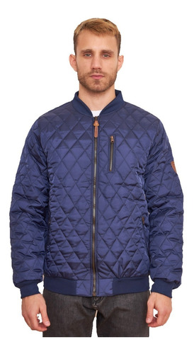 Campera Hombre Bomber Talle Especial Rombos C.art. 264e