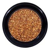 Glitter Pink Up Compacto Alta Adherencia Rostro Uñas Cuerpo Sombra Bronze