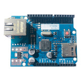 Placa Ethernet Shield W5100 Para Arduino Com Resistor 510 Nf