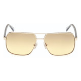 Lentes De Sol Dorado Degradé Guess Gu0011932f