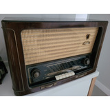 Rádio Valvulado Am/fm Grundig 3042w Alemanha 1953 Revisado