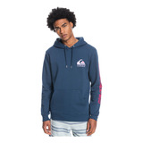 Polerón Quiksilver Omni Logo Hombre Insignia Blue