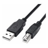 Cable De Impresora A Pc Usb 2.0 A A B M/m | Negro / 3m