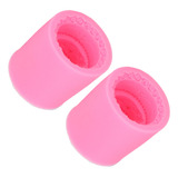 2 Moldes Para Fondant, Color Rosa, Bonito Y Elegante, Suave