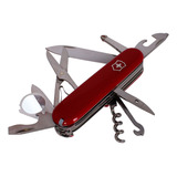 Navaja Victorinox De Bolsillo Mediana 16 Funciones Explorer Color Rojo