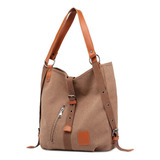 #women Bolso Bandolera De Lona De Gran Capacidad