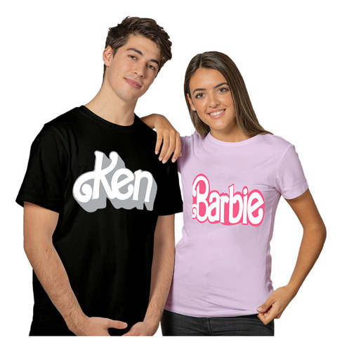 Playera Pareja Duo Diseño De Barvie Y Ken