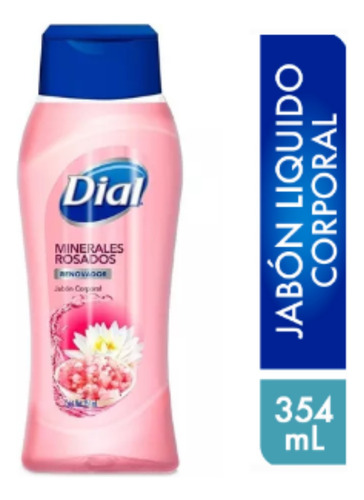 Jabón Corporal Liquido Dial Minerales Rosados De 354ml