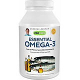 Omega-3 Puro Ultra Potente - 180 Cápsulas - Alto En Dha, Sin Malestar Estom