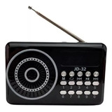 Rádio Retrô Mini Digital Bluetooth Tf Usb Fm Sd Recarregável