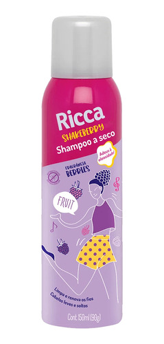 Shampoo A Seco Ricca Shakeberry Com 150ml