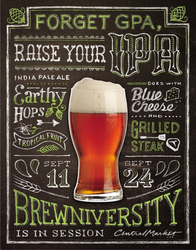 Carteles De Chapa Beer Vintage 20x30 Cerveza Artesanal Ipa