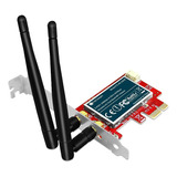 Pcs Escritorio Pcie Ac 1200 Mbps Con Adaptador Estereo Wifi