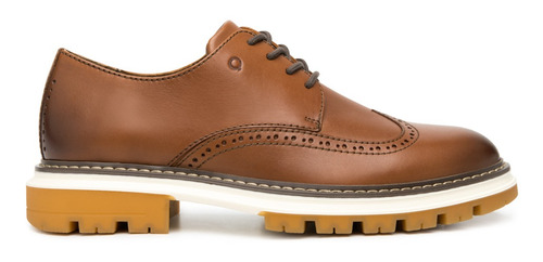 Zapato Quirelli Para Hombre Estilo 705302 Tan