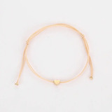 Pulsera De Mujer Femenina Delicada Amor Corazón Gold Rose 